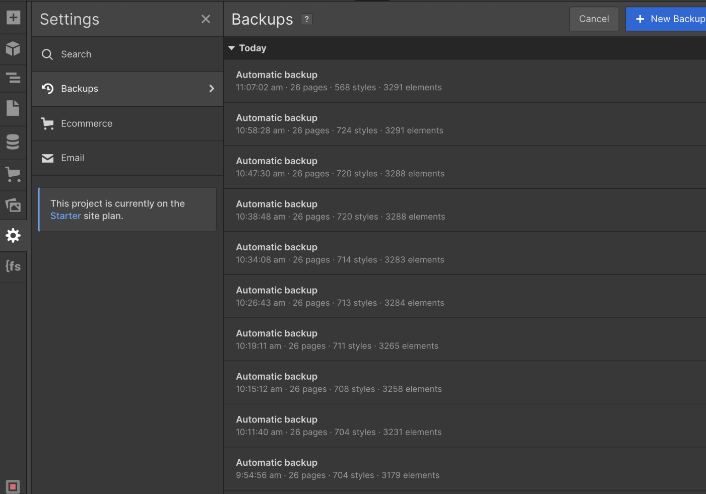 Backsup - CSWallet Webflow Template