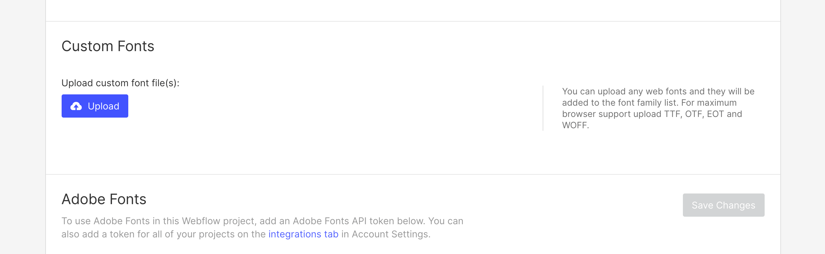 Custom Typography - CSWallet Webflow Template