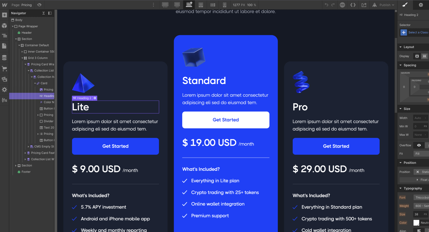 eCommerce - CSWallet Webflow Template