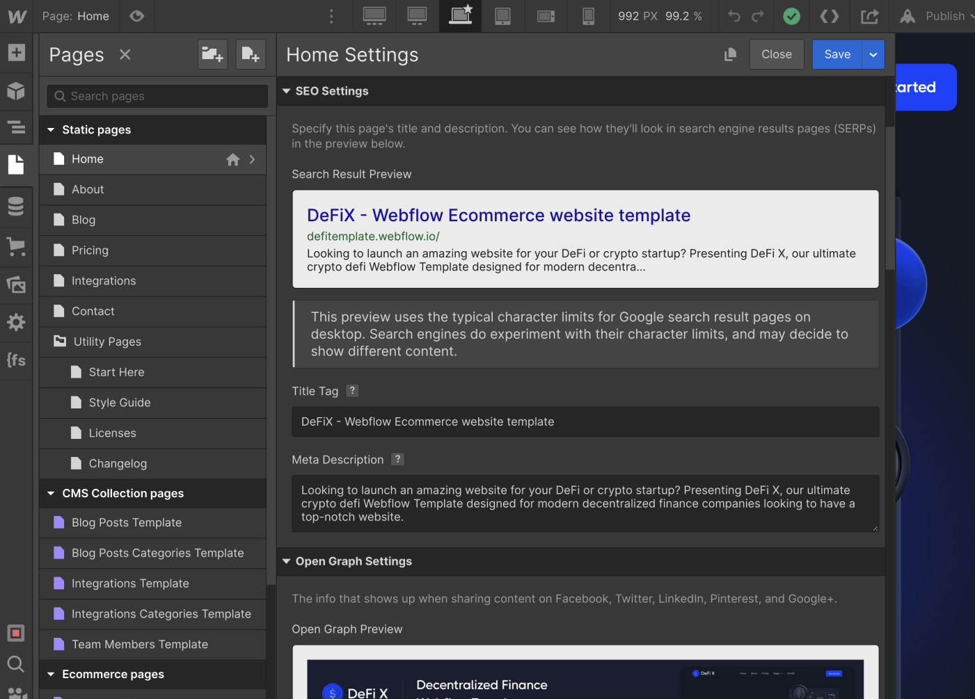 SEO - CSWallet Webflow Template